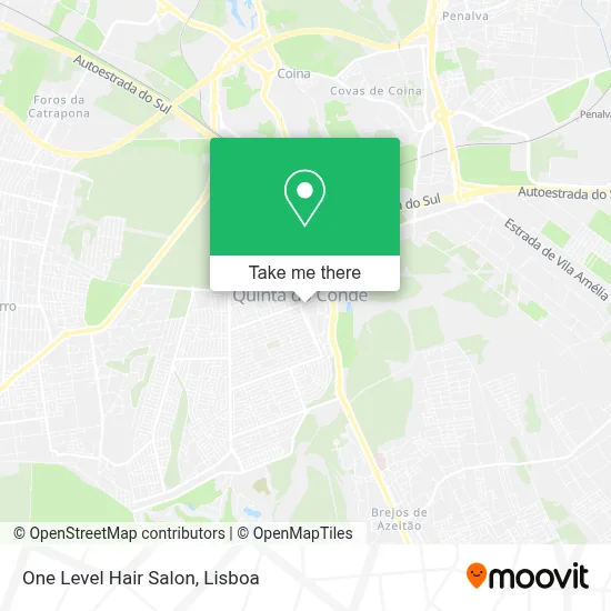 One Level Hair Salon map
