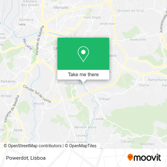Powerdot map