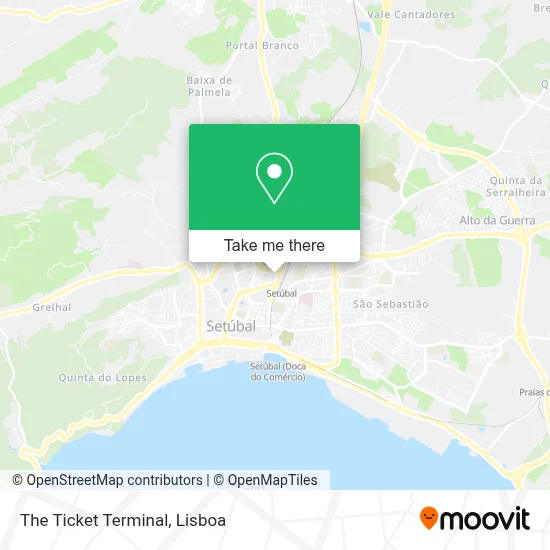 The Ticket Terminal map
