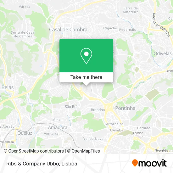 Ribs & Company Ubbo map