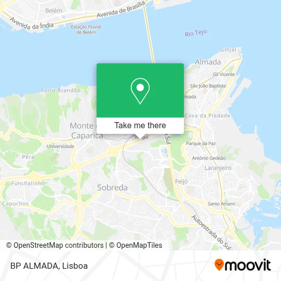 BP ALMADA map