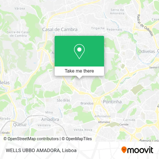 WELLS UBBO AMADORA map