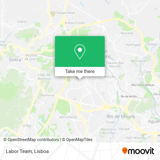Labor Team map