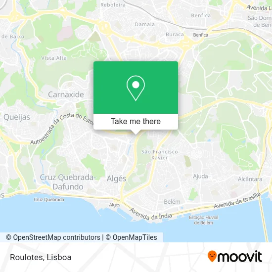 Roulotes mapa