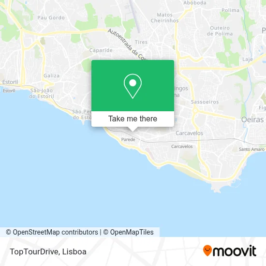 TopTourDrive map