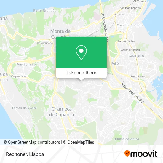 Recitoner map