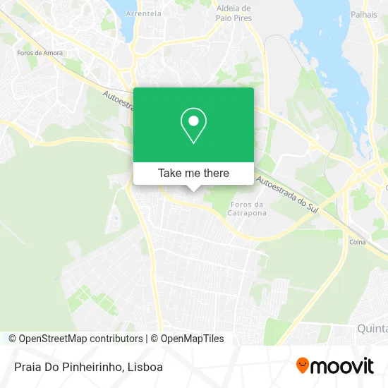 Praia Do Pinheirinho map