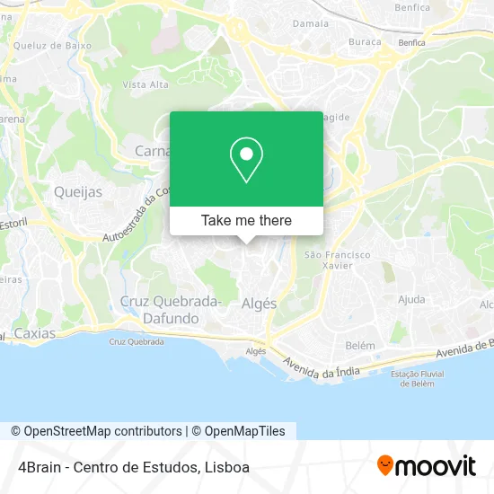 4Brain - Centro de Estudos map
