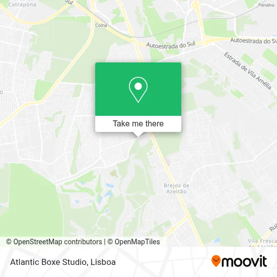 Atlantic Boxe Studio map
