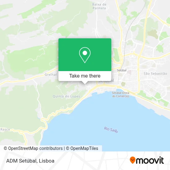 ADM Setúbal map