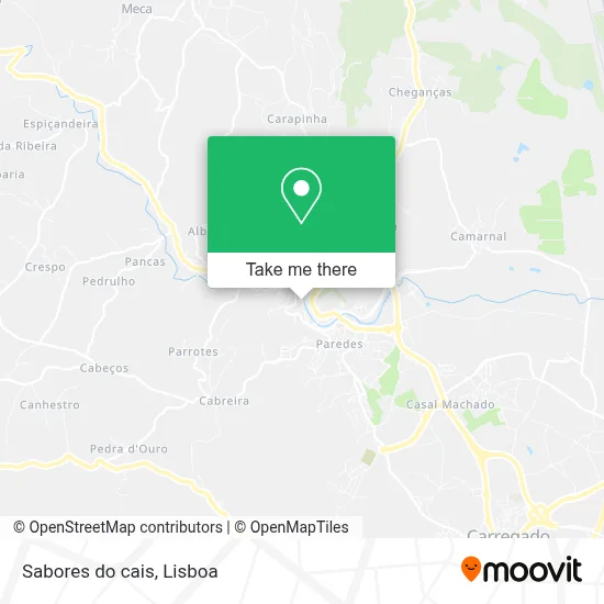 Sabores do cais map