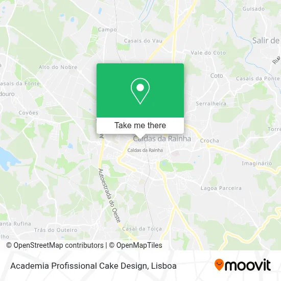 Academia Profissional Cake Design map