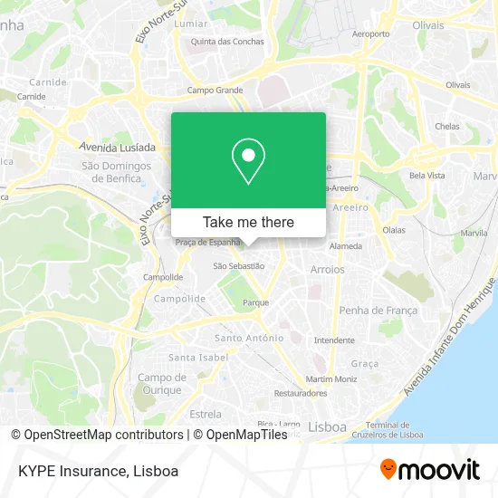 KYPE Insurance map