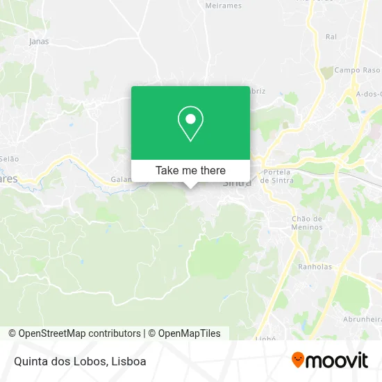 Quinta dos Lobos map