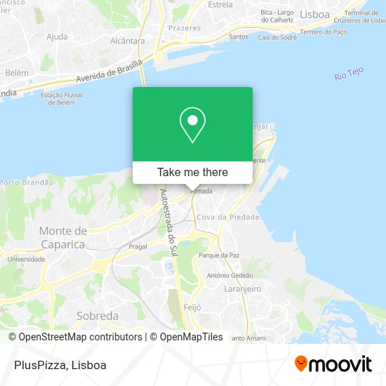 PlusPizza map