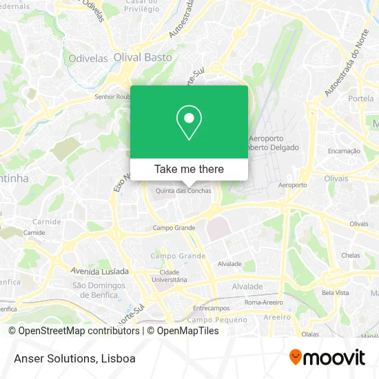Anser Solutions map