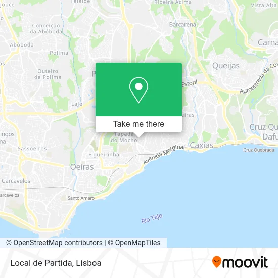Local de Partida map