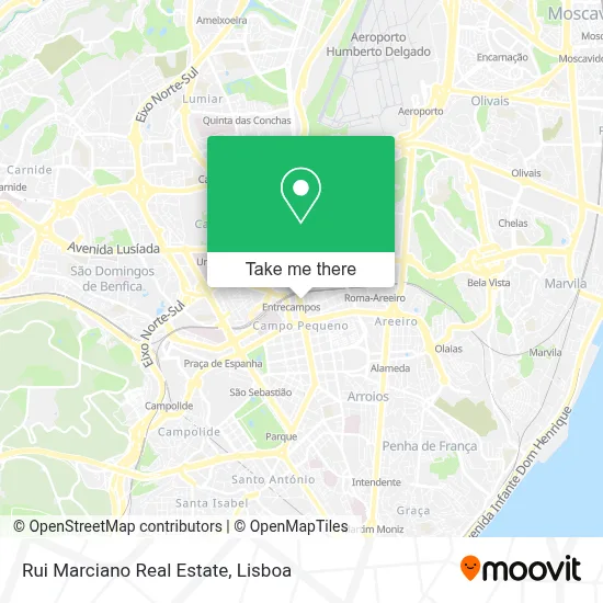 Rui Marciano Real Estate mapa