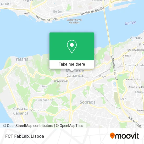 FCT FabLab map