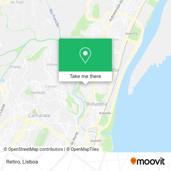 Retiro map