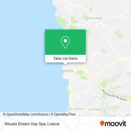 Rituals Dream Day Spa mapa