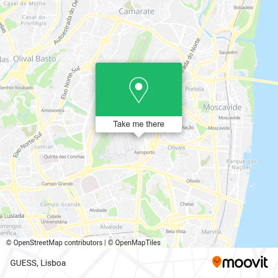 GUESS map