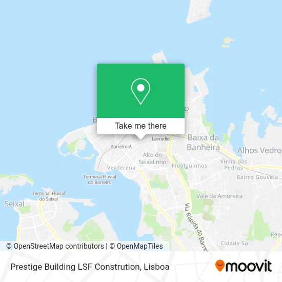 Prestige Building LSF Constrution map