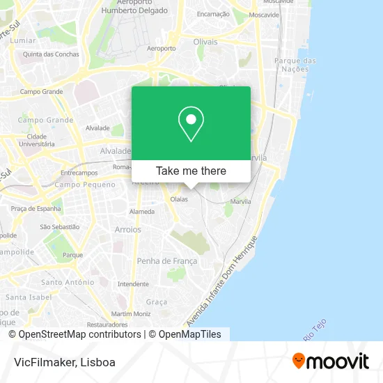 VicFilmaker map