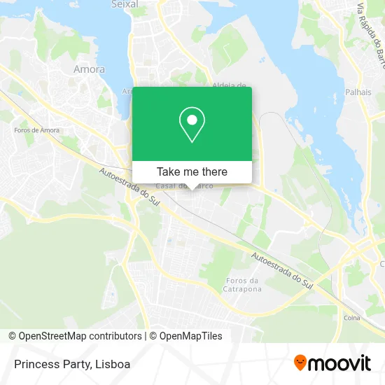 Princess Party map