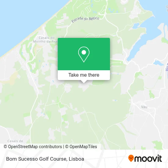 Bom Sucesso Golf Course map
