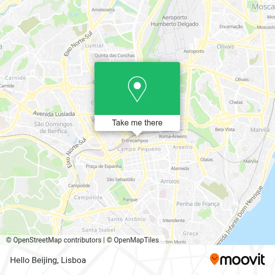 Hello Beijing map