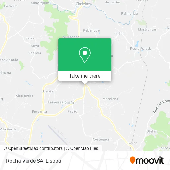 Rocha Verde,SA mapa