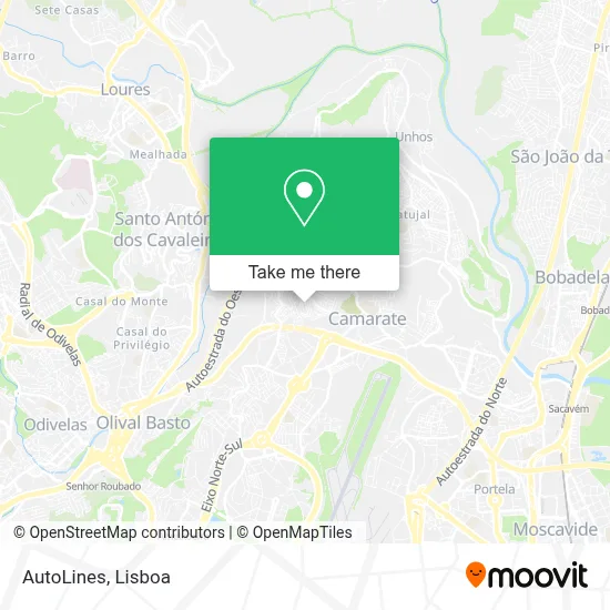 AutoLines map