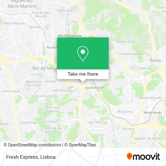 Fresco Express map