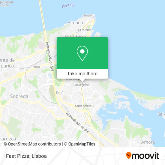 Fast Pizza map