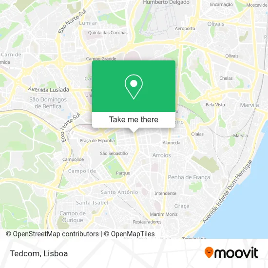 Tedcom map