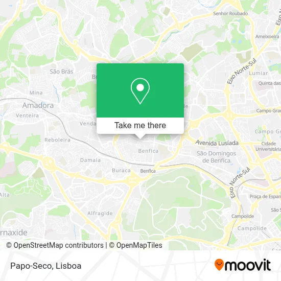 Papo-Seco map