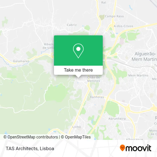 TAS Architects map