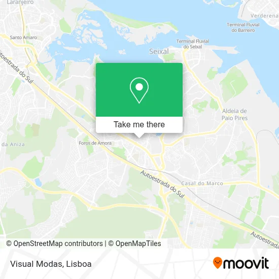 Visual Modas mapa