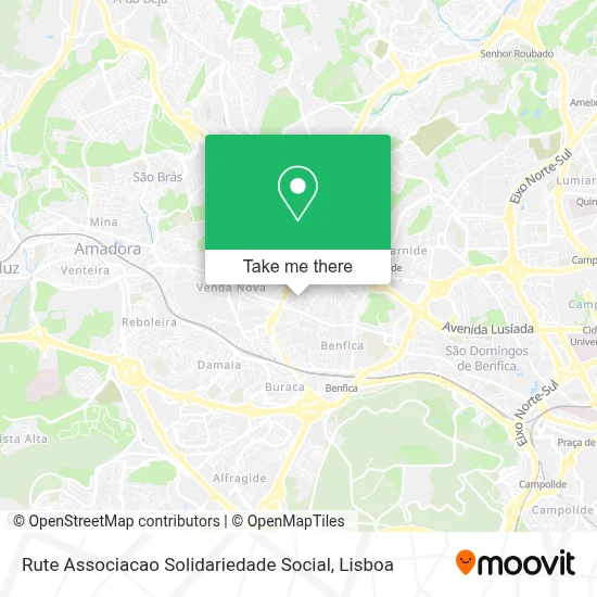 Rute Associacao Solidariedade Social map