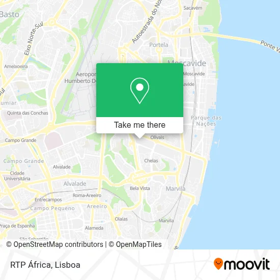 RTP África map