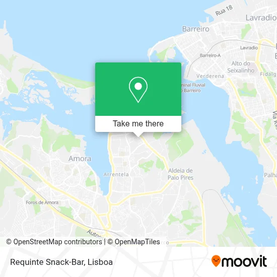 Requinte Snack-Bar map