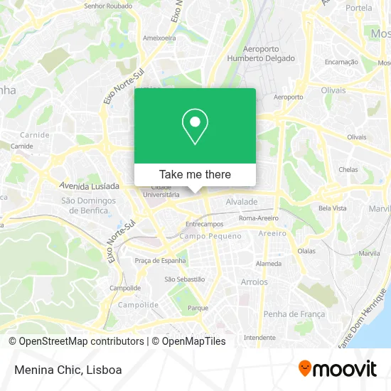 Menina Chic map