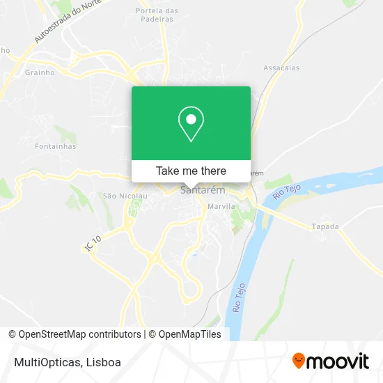 MultiOpticas map