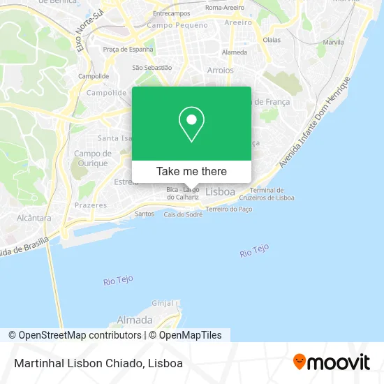 Martinhal Lisbon Chiado map