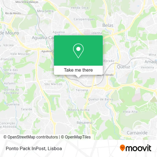 Ponto Pack InPost map