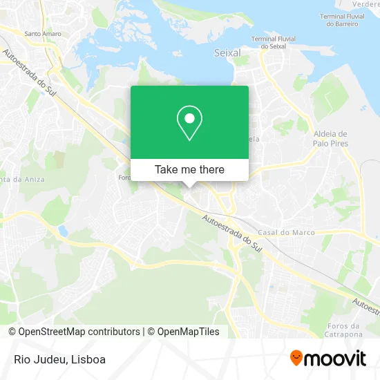 Rio Judeu map