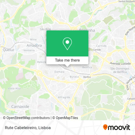 Rute Cabeleireiro map