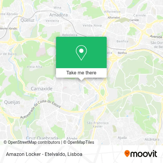 Amazon Locker - Etelvaldo map