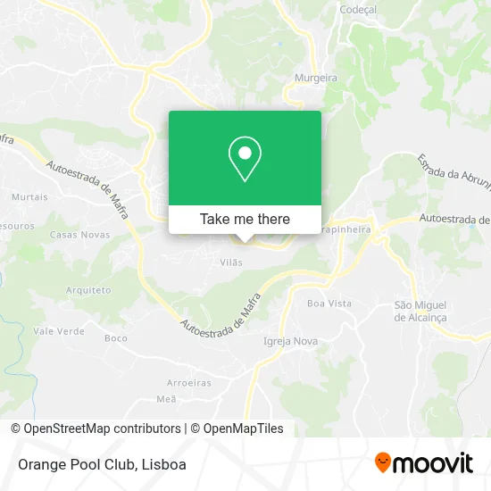 Orange Pool Club map